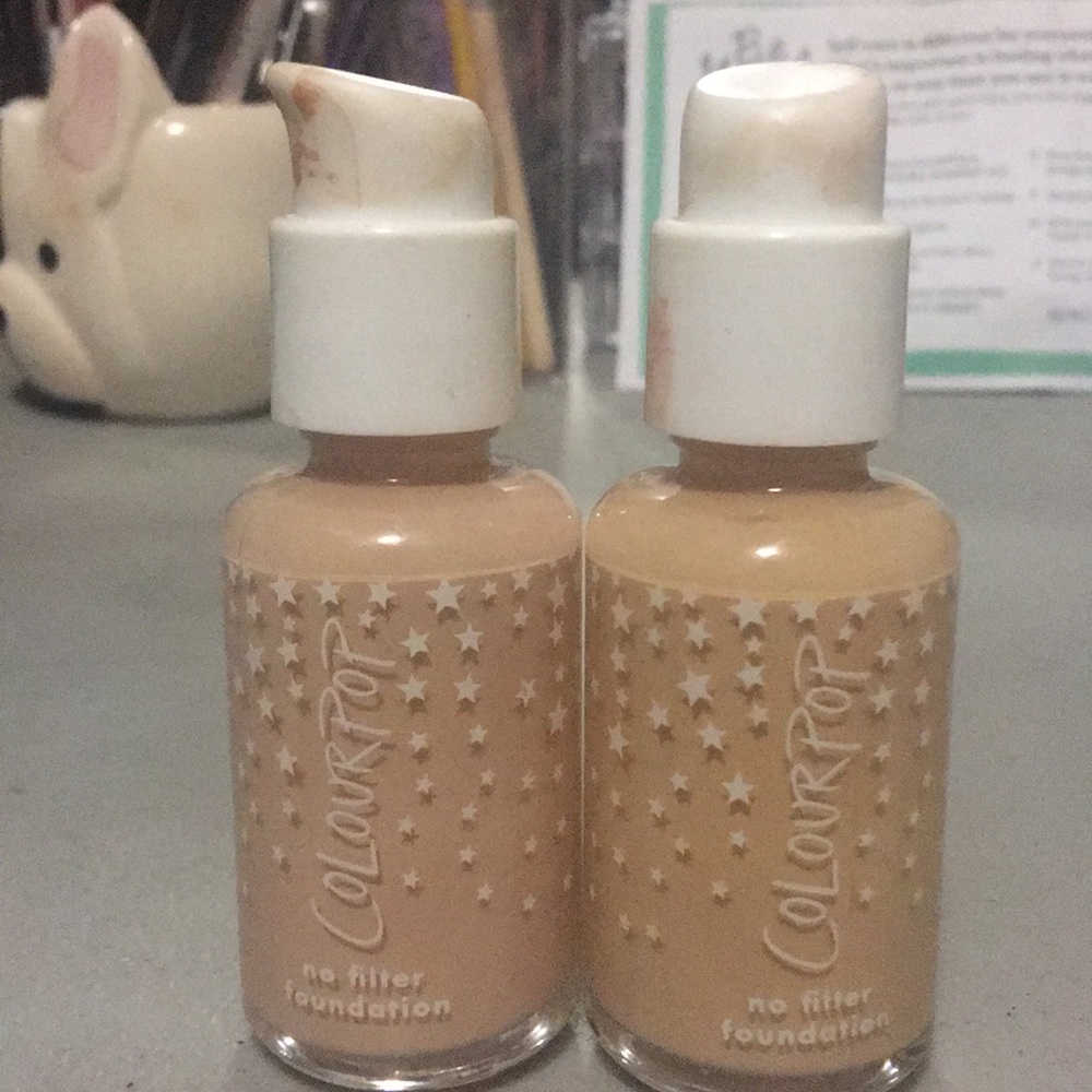 Two Colourpop Foundations